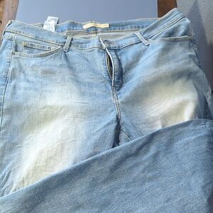 Levi Strauss 314 Shaping Straight 20 Waist Classic Blue Jean